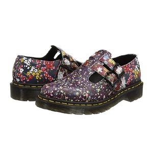 Dr. MARTEN Floral Mary Janes
